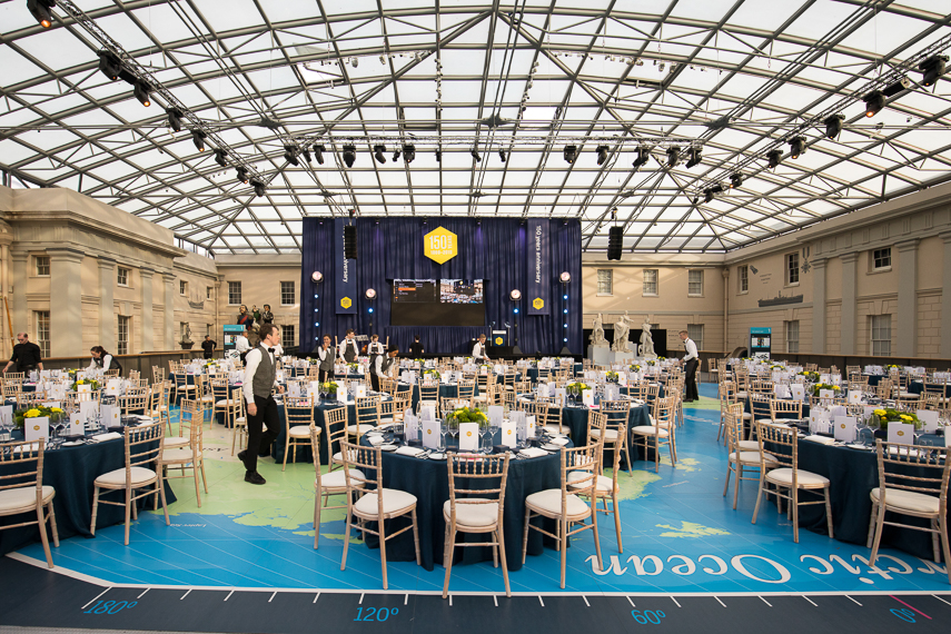 London corporate event photographer for black tie gala dinner